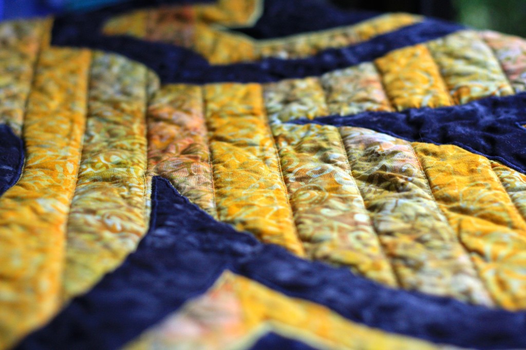 New Orleans Saints Quilt Detail 2